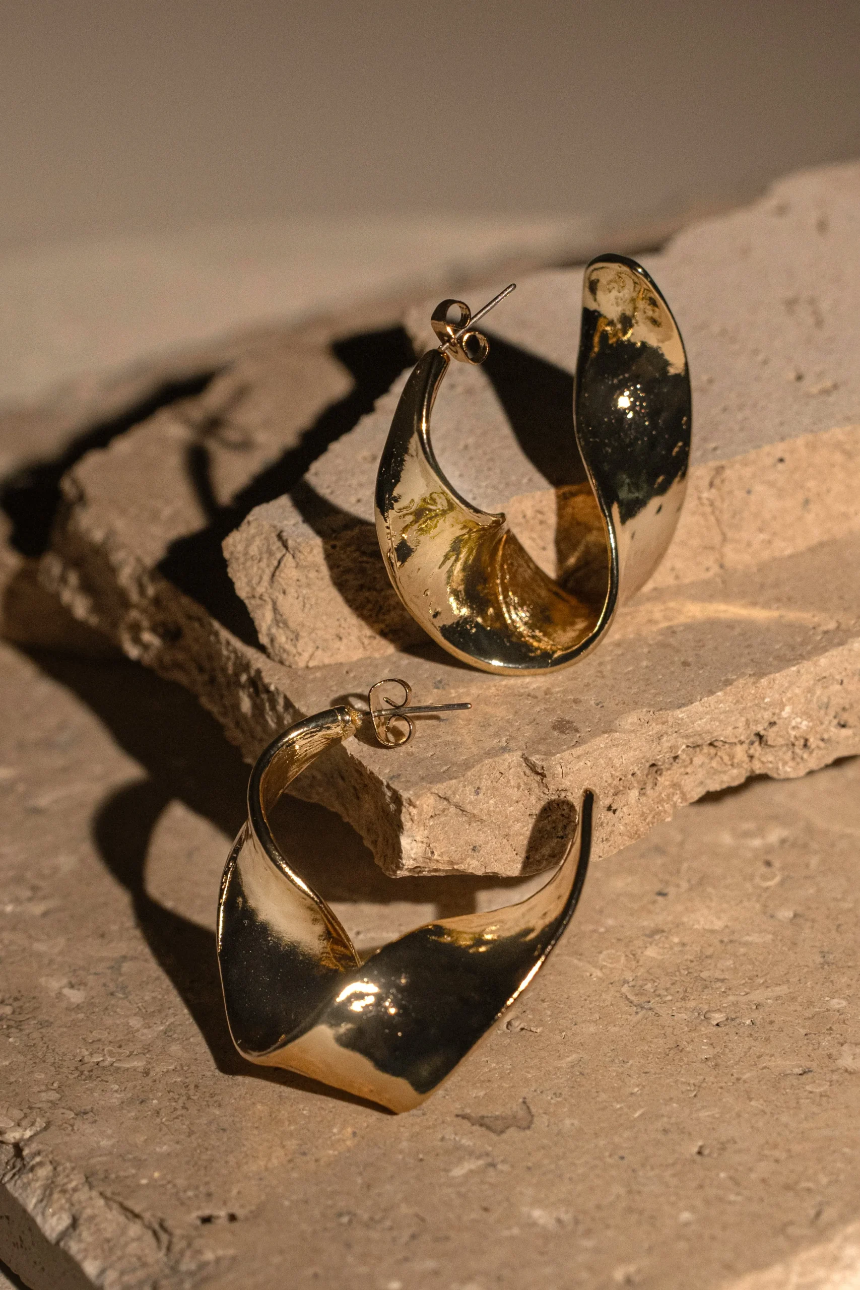 gold_lulu_open_hoop_earri_0.webp JLUXLABEL Gold Lulu Open Hoop Earrings