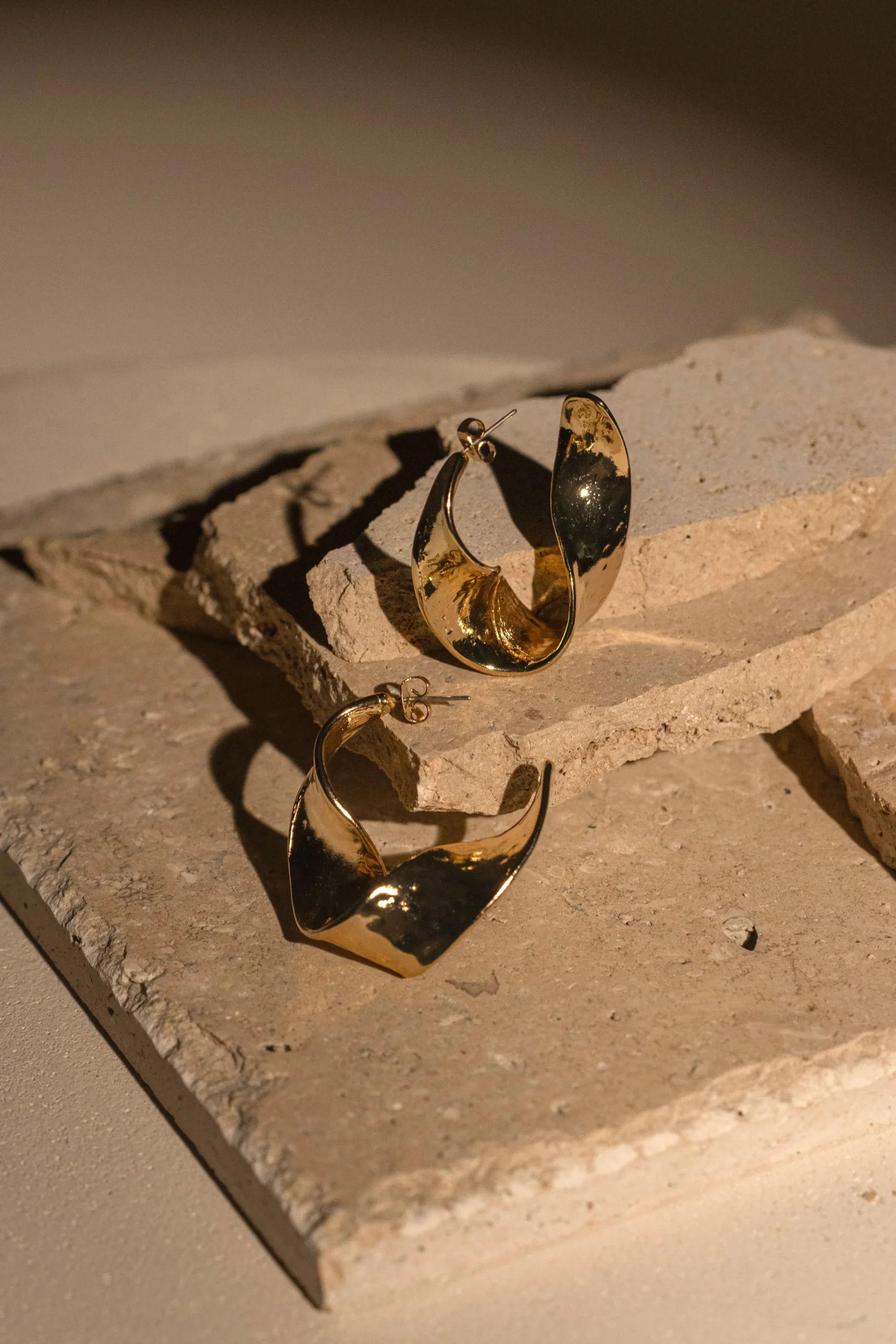 gold_lulu_open_hoop_earri_1.webp JLUXLABEL Gold Lulu Open Hoop Earrings