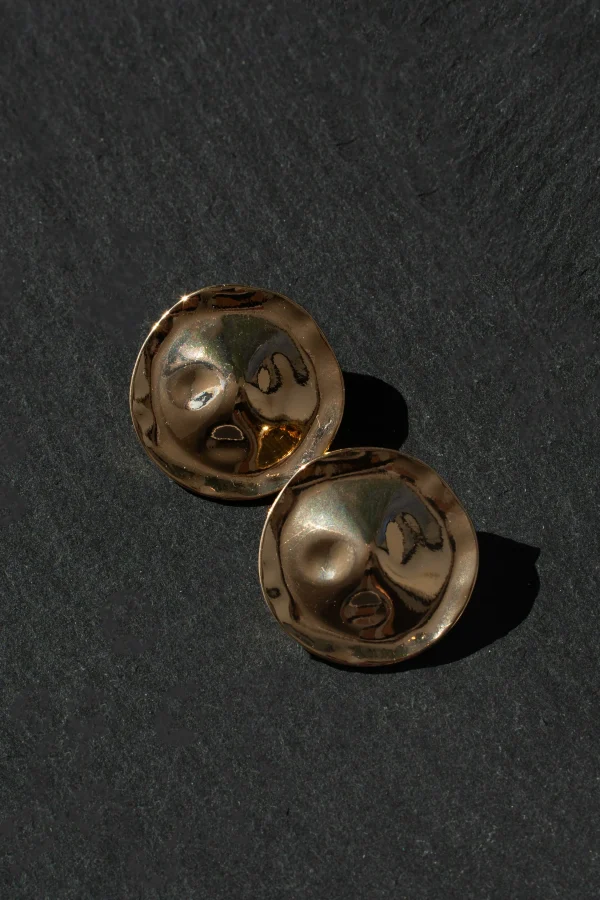 JLUXLABEL Gold Mayas Earrings
