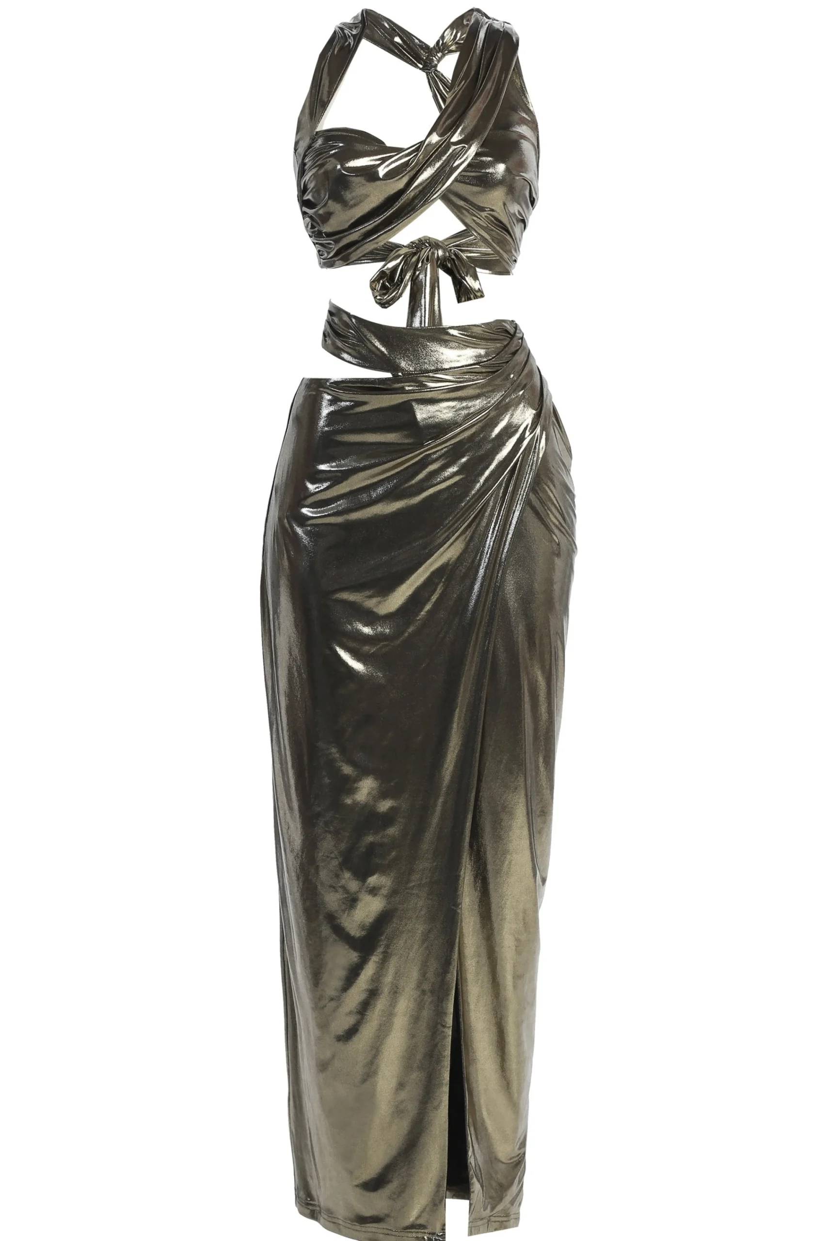 gold_metallic_new_age_two_0.webp JLUXLABEL Gold METALLIC NEW AGE TWO PIECE SKIRT SET