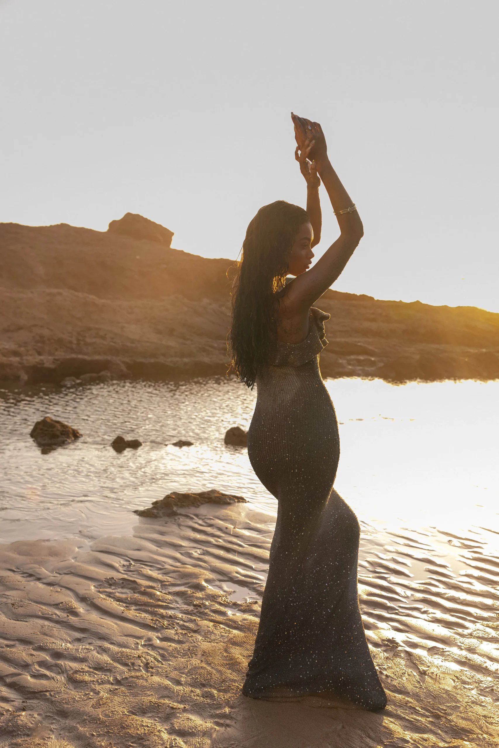 gold_midnight_sparkle_max_3.webp JLUXLABEL Gold Midnight Sparkle Maxi Dress