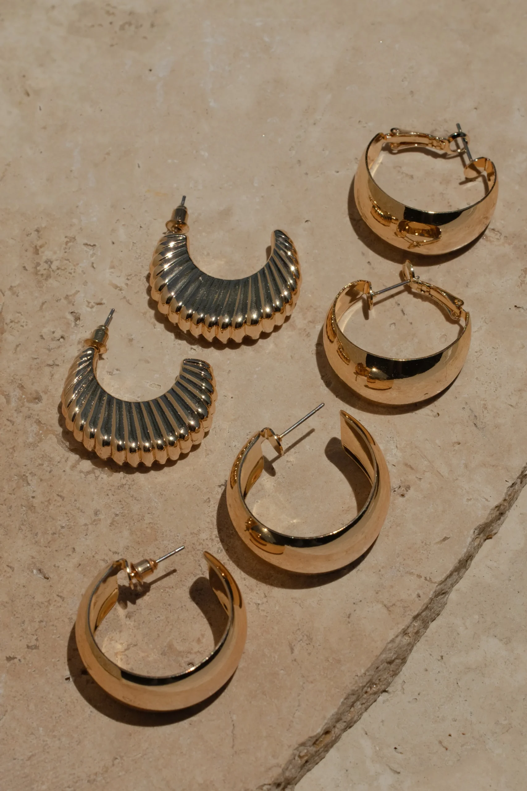 gold_natti_earrings_set_1.webp JLUXLABEL Gold Natti Earrings Set