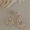 JLUXLABEL Gold Say I Do Pearl Earrings