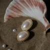 JLUXLABEL Gold Shoreline Earring Set