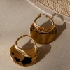 JLUXLABEL Gold Solar Earrings