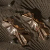 JLUXLABEL Gold Talia Crumpled Earrings