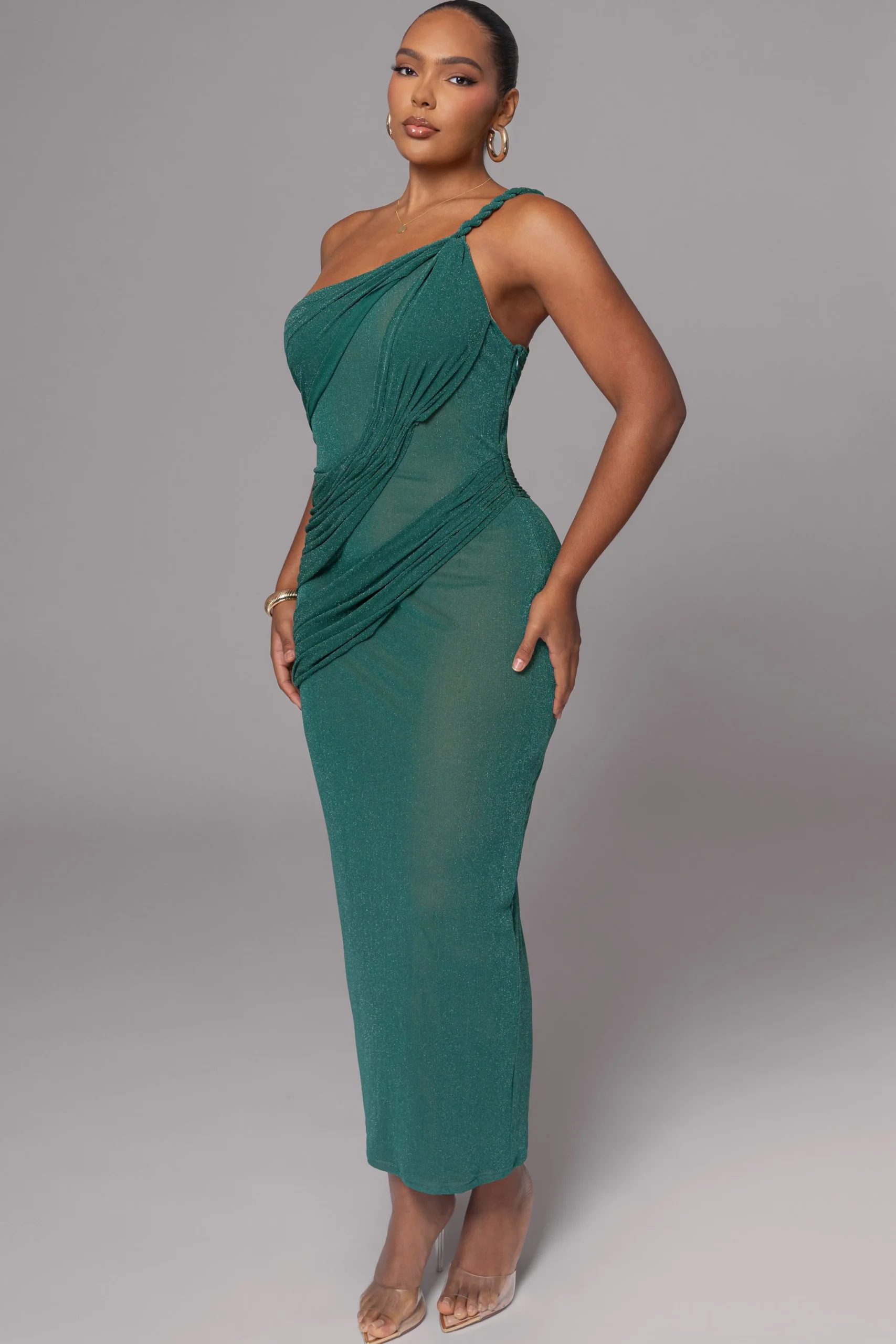 green_alari_one_shoulder__1.webp JLUXLABEL Green Alari One Shoulder Maxi Dress