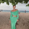 JLUXLABEL Green Haidyn Skirt Set