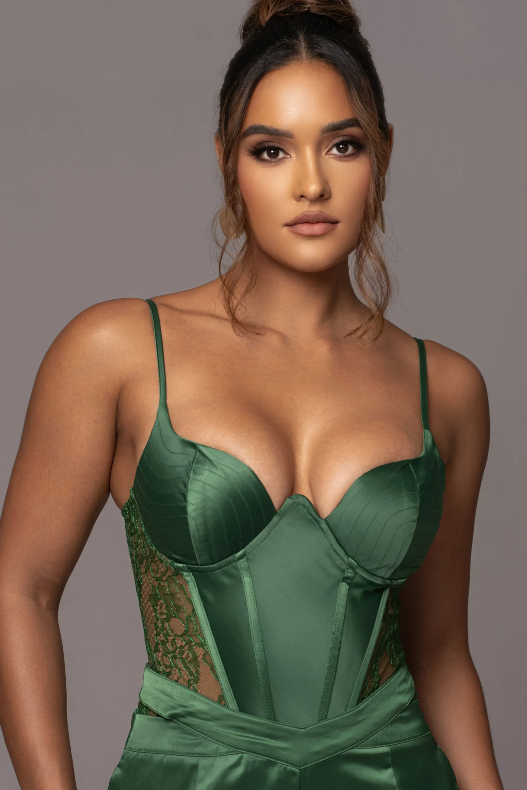 green_incomparable_lace_b_14.webp JLUXLABEL Green Incomparable Lace Bodysuit