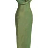 JLUXLABEL Green Iridescent Visions Of You Dress