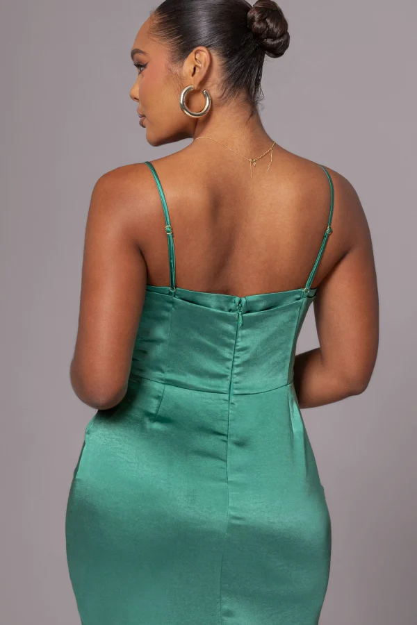JLUXLABEL Green Moment In Time Maxi Dress