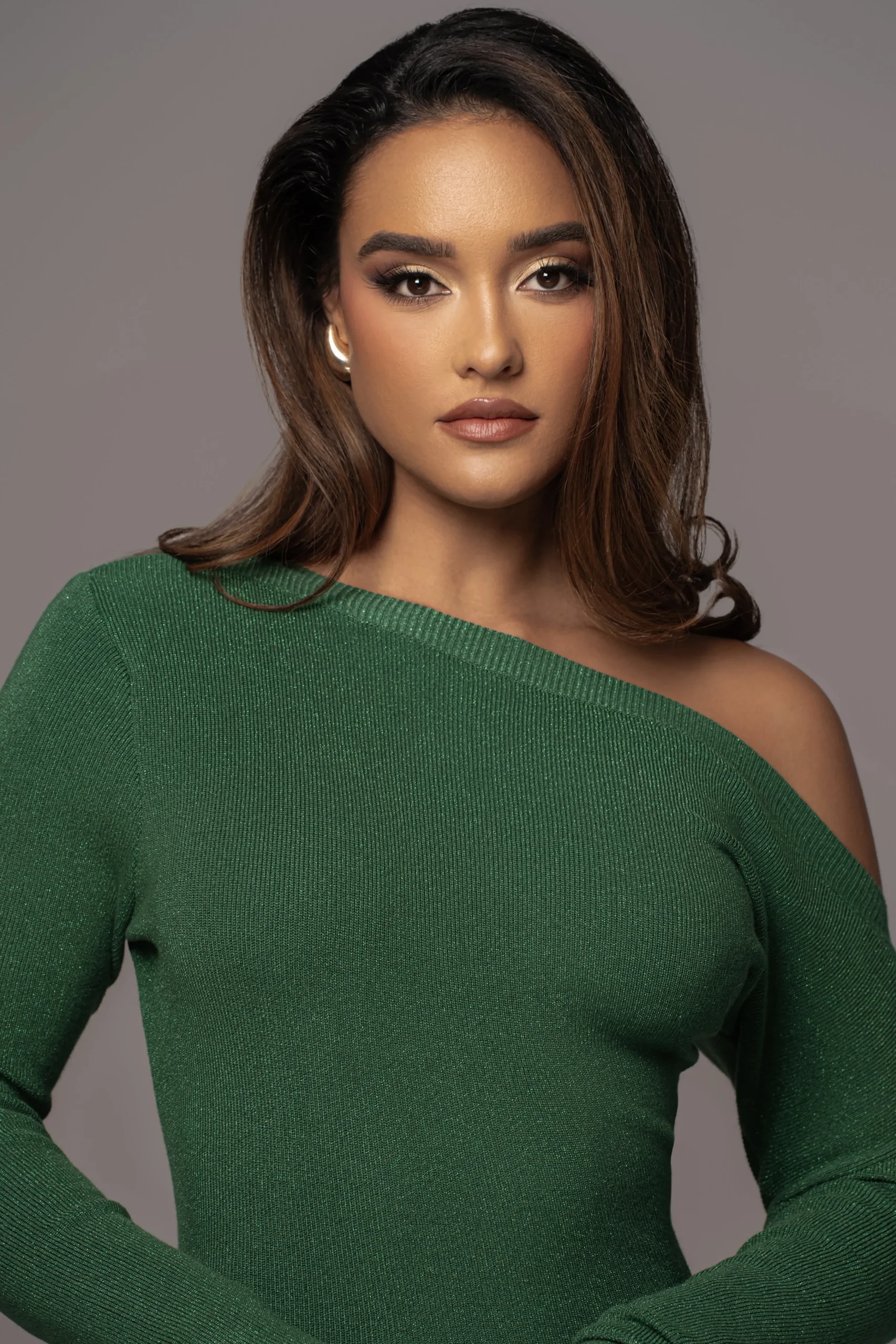 green_night_shimmers_asym_5.webp JLUXLABEL Green Night Shimmers Asymmetrical Maxi Dress