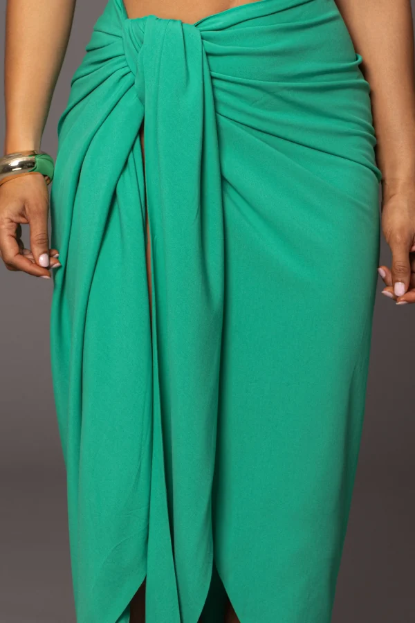JLUXLABEL Green Sahara Dress