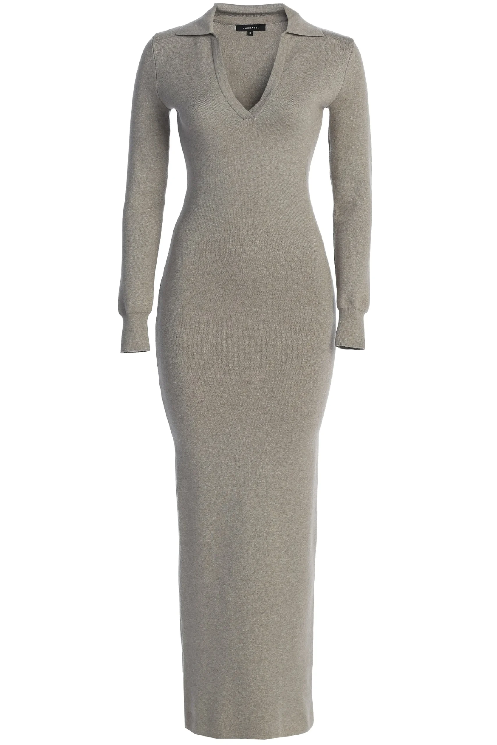 grey_bellinda_collar_maxi_1.webp JLUXLABEL Grey Bellinda Collar Maxi Dress