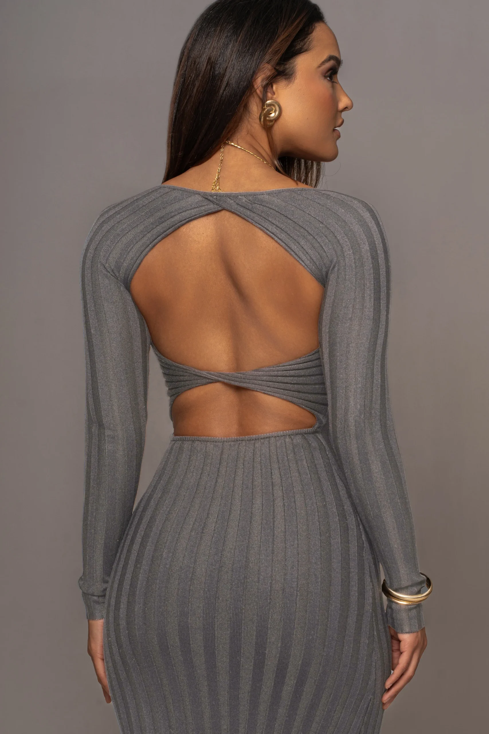 grey_danni_ribbed_maxi_dr_3.webp JLUXLABEL Grey Danni Ribbed Maxi Dress