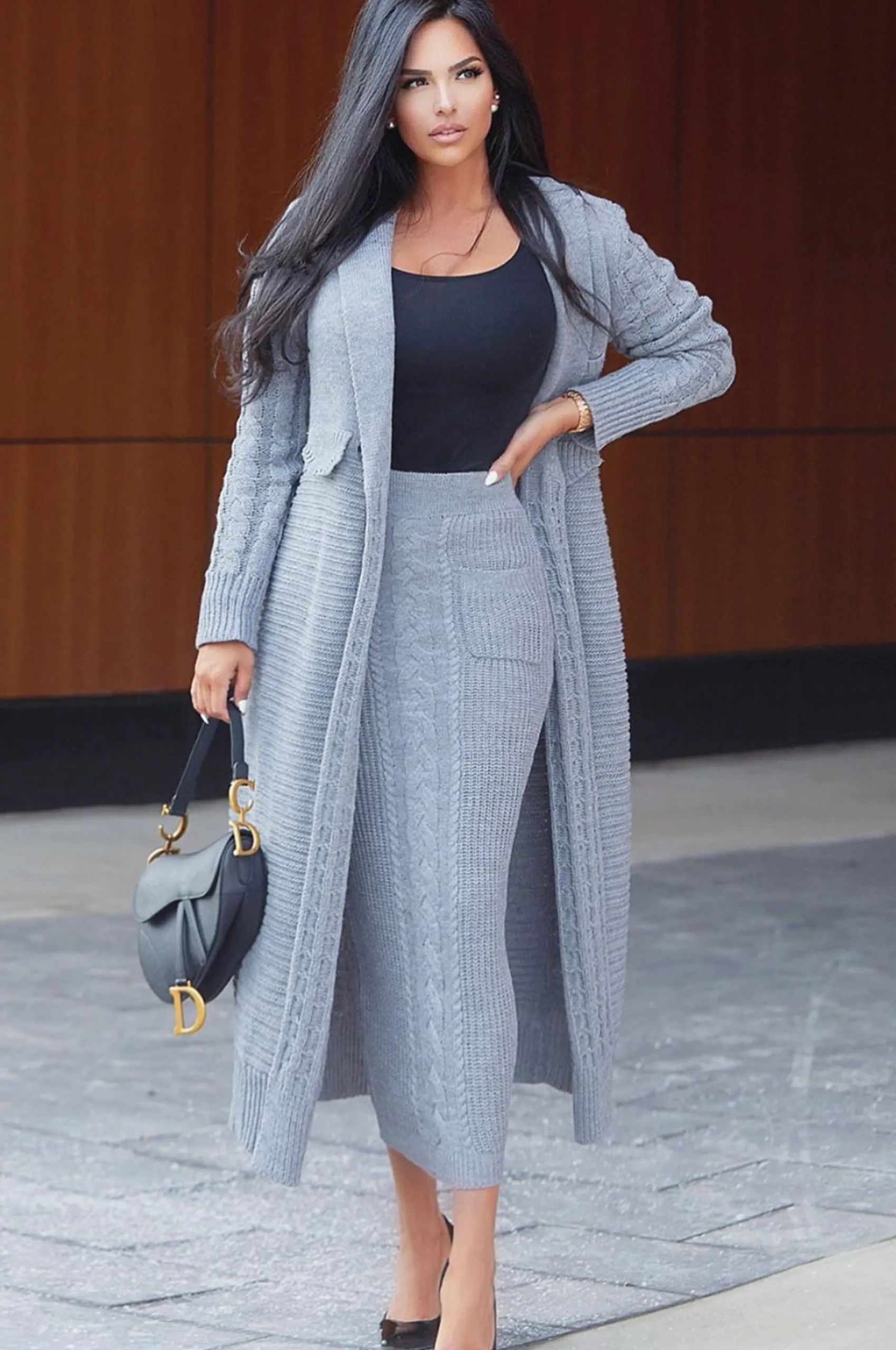 grey_missy_cable_sweater__0.webp JLUXLABEL Grey Missy Cable Sweater Midi Skirt