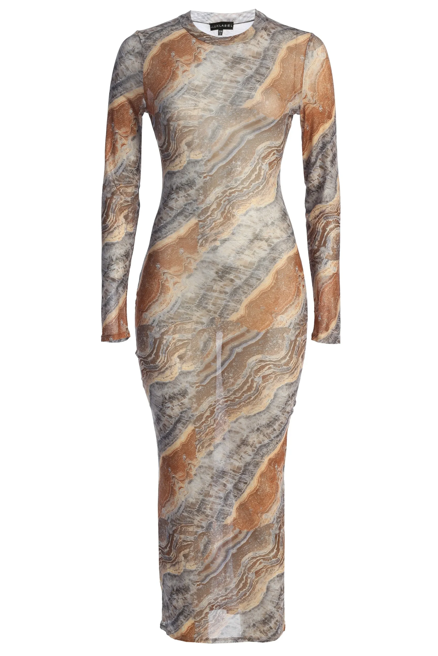 grey_multi_solana_mesh_ma_3.webp JLUXLABEL Grey Multi Solana Mesh Maxi Dress