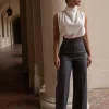 JLUXLABEL Grey Novena Woven Pants
