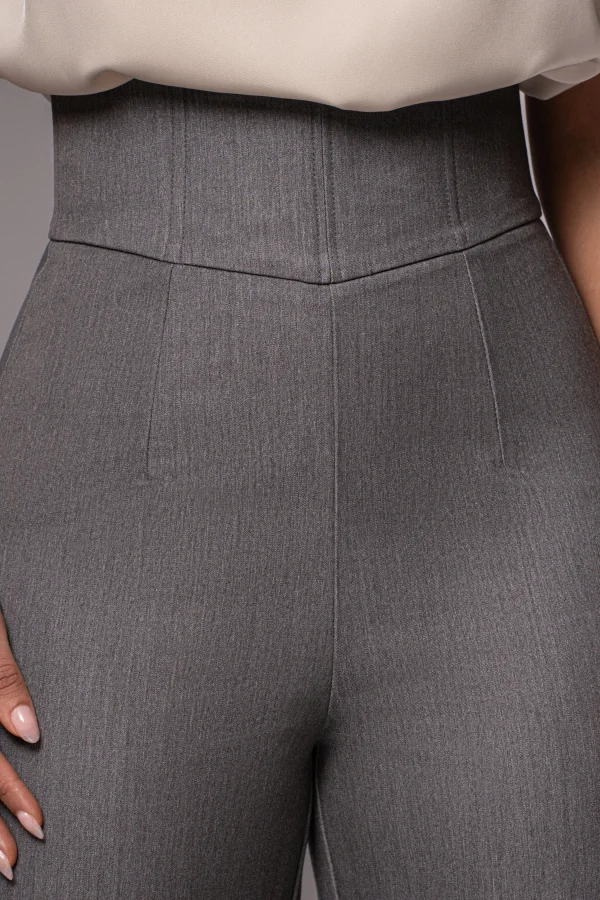 JLUXLABEL Grey Novena Woven Pants