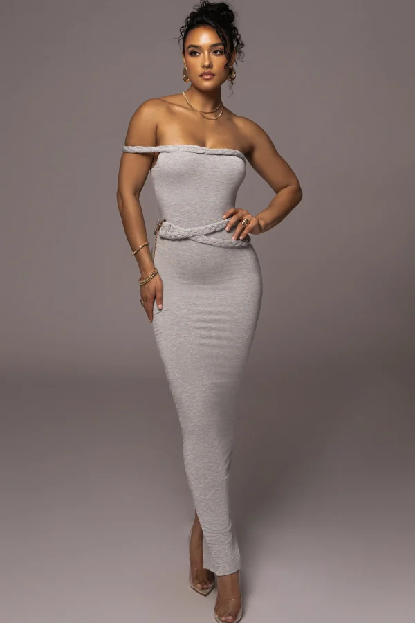 JLUXLABEL Grey One Of One Maxi Dress