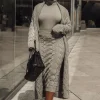 JLUXLABEL Grey Stepping Out Sweater Cardigan