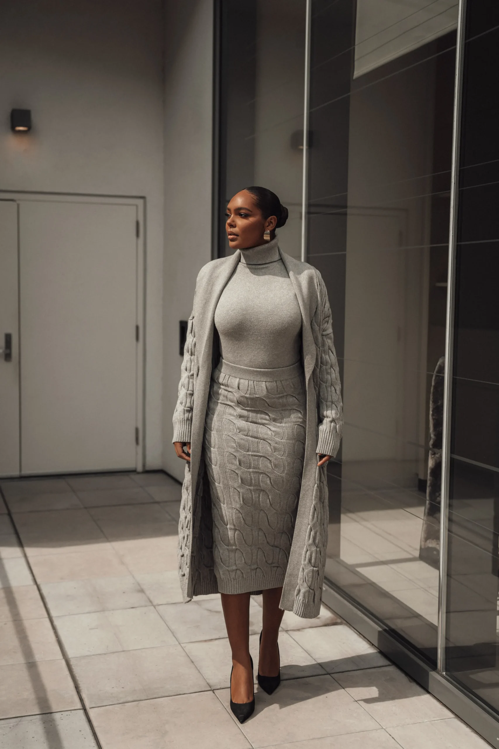 grey_stepping_out_sweater_12.webp JLUXLABEL Grey Stepping Out Sweater Cardigan