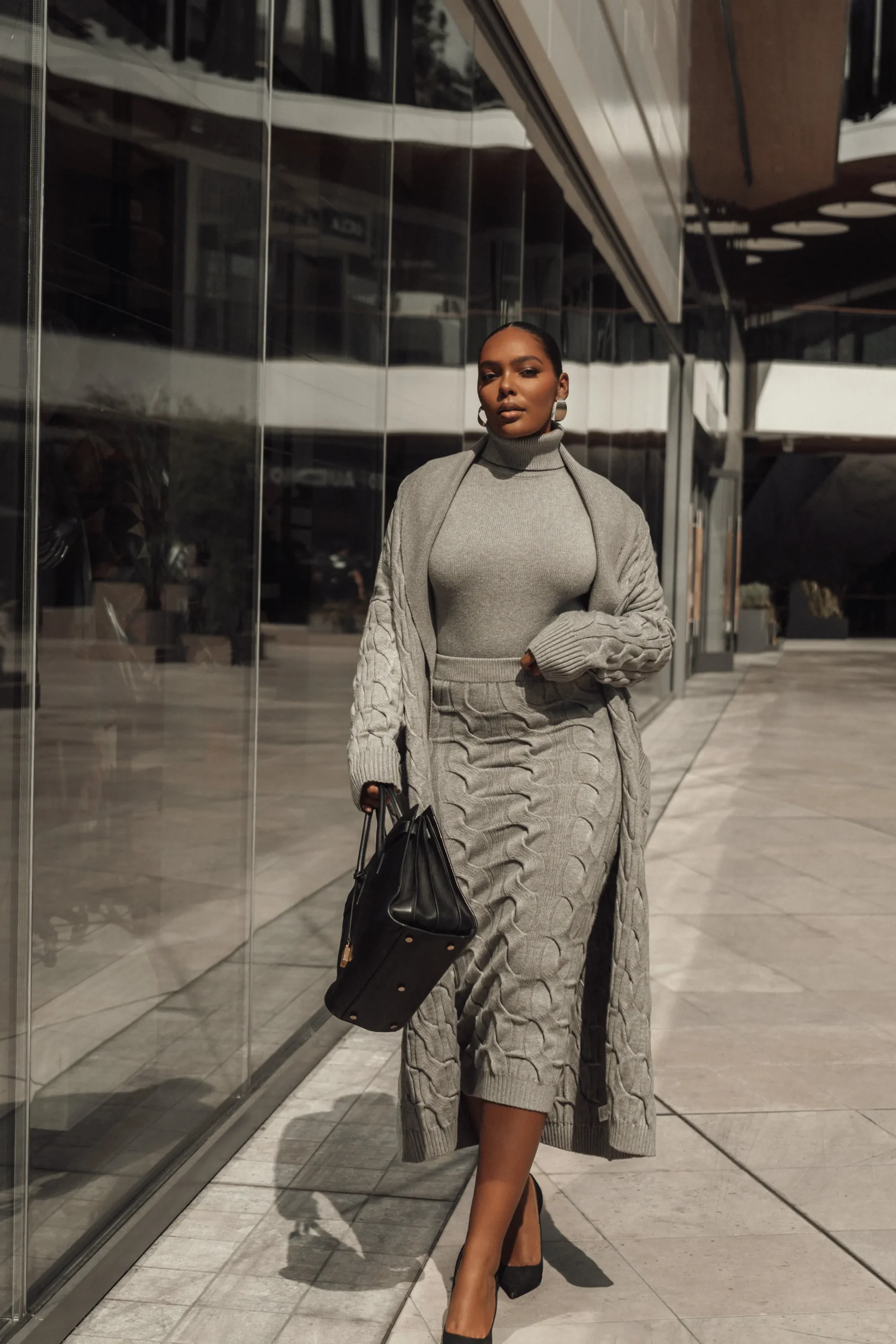 grey_stepping_out_sweater_3.webp JLUXLABEL Grey Stepping Out Sweater Cardigan