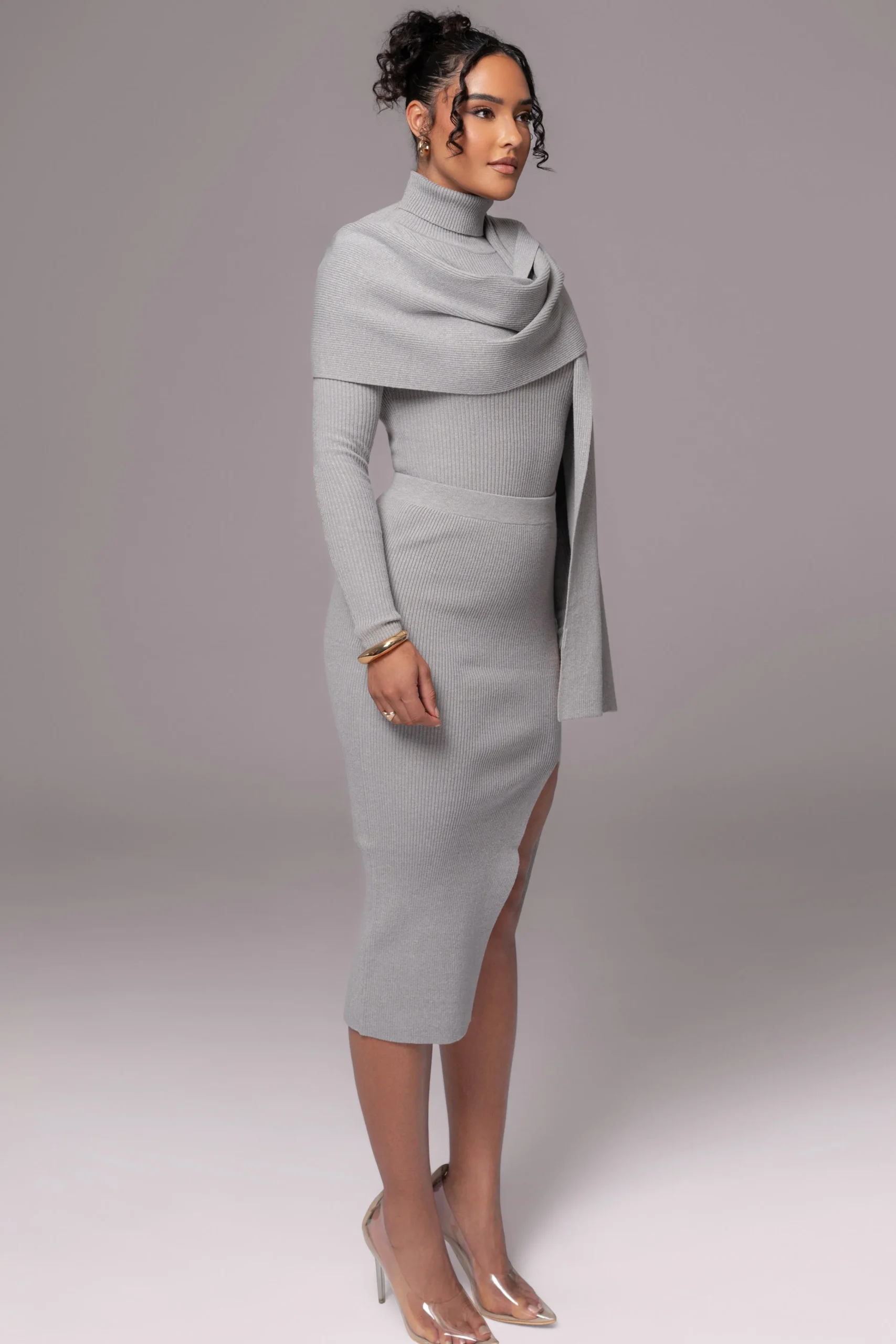 heather_grey_cardinal_ess_4-1.webp JLUXLABEL Heather Grey Cardinal Essential Knit Skirt