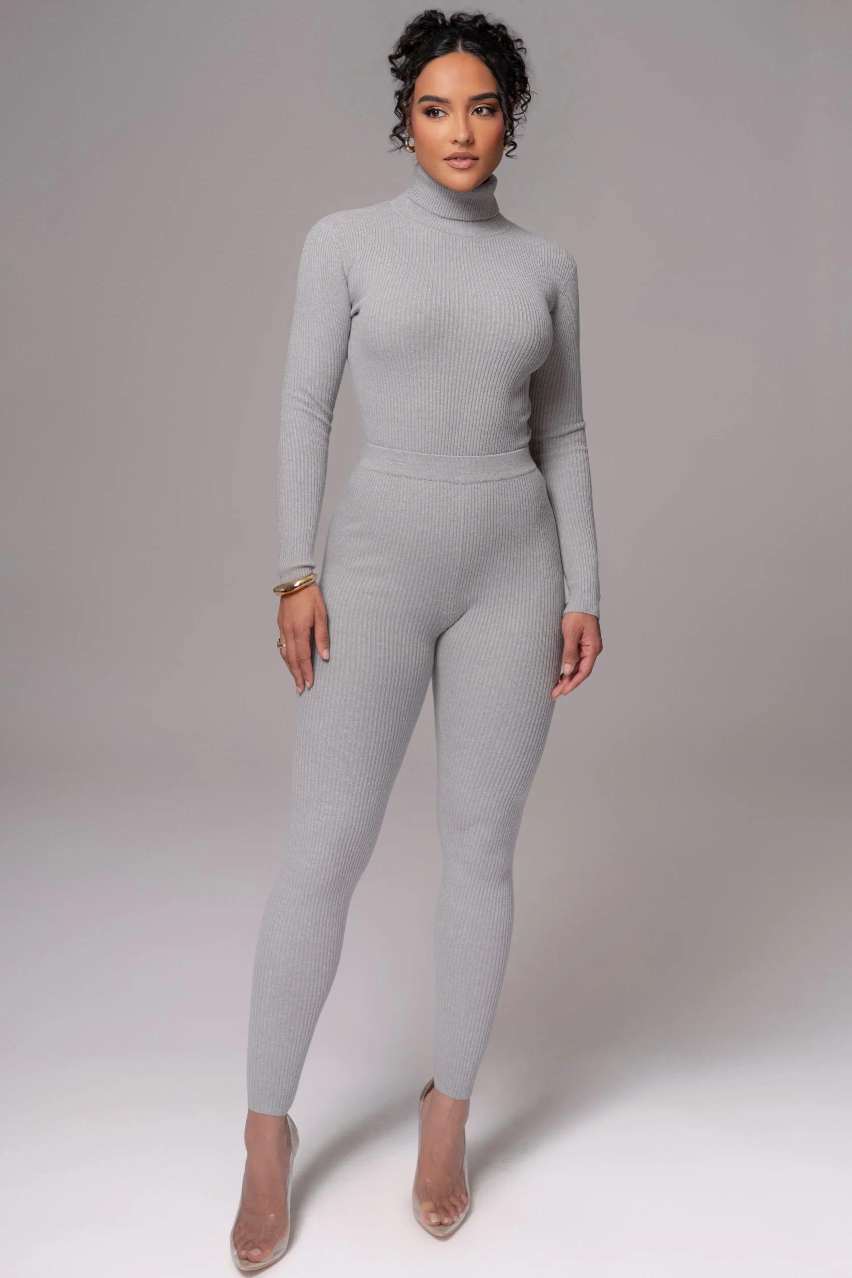 heather_grey_naaya_ribbed_0.webp JLUXLABEL Heather Grey Naaya Ribbed Leggings