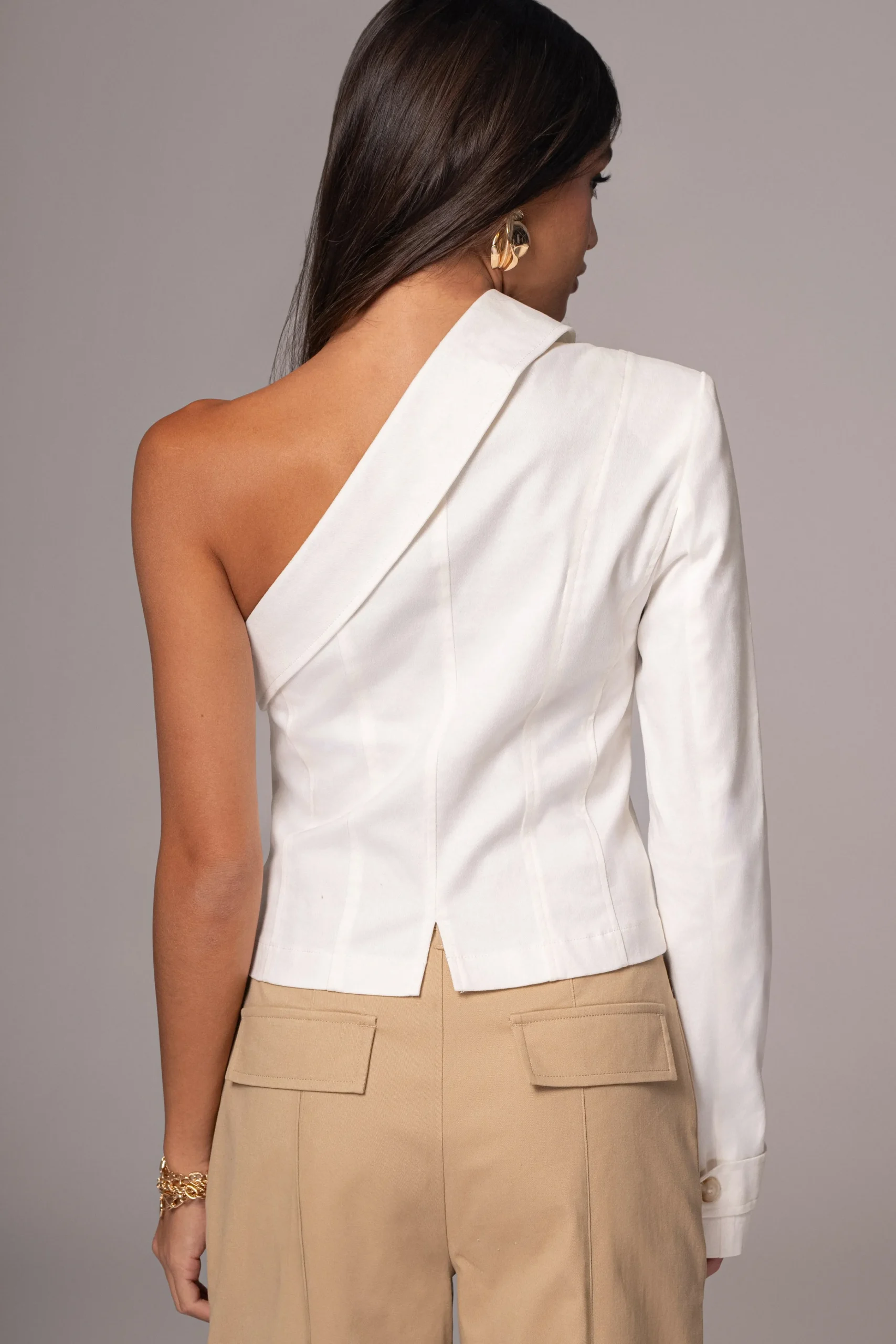 ivory_amal_one_shoulder_t_13.webp JLUXLABEL Ivory Amal One Shoulder Top