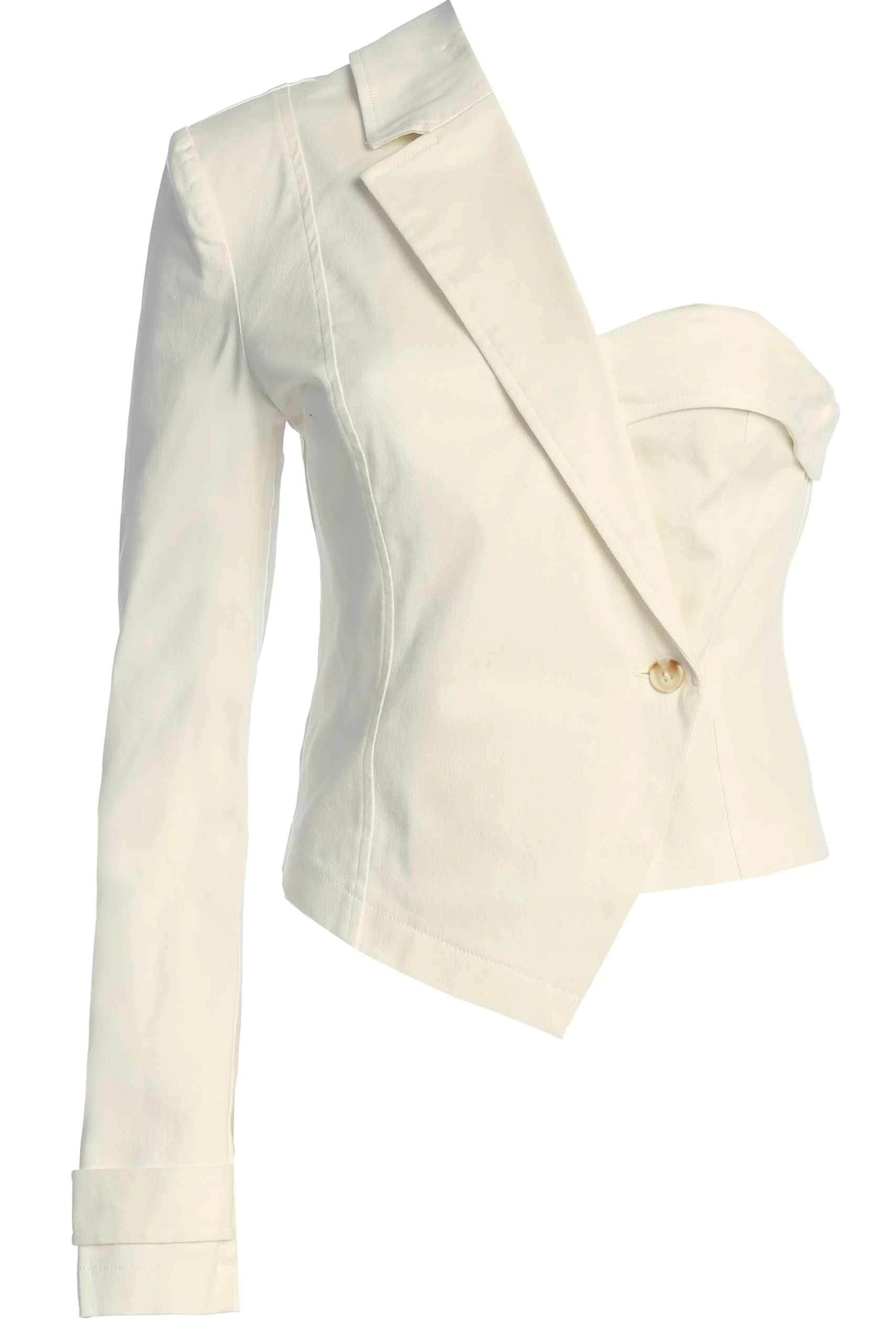 ivory_amal_one_shoulder_t_2.webp JLUXLABEL Ivory Amal One Shoulder Top