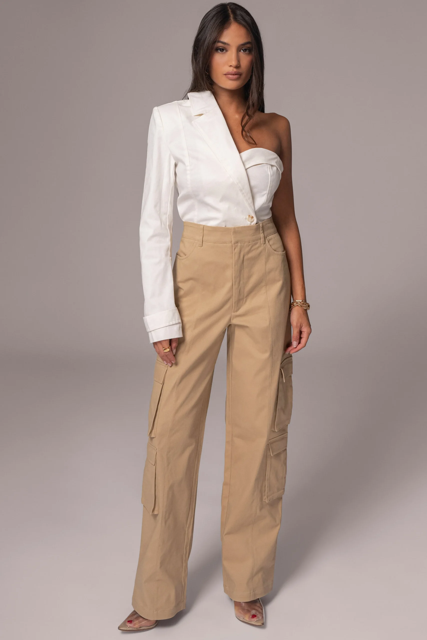 ivory_amal_one_shoulder_t_3.webp JLUXLABEL Ivory Amal One Shoulder Top