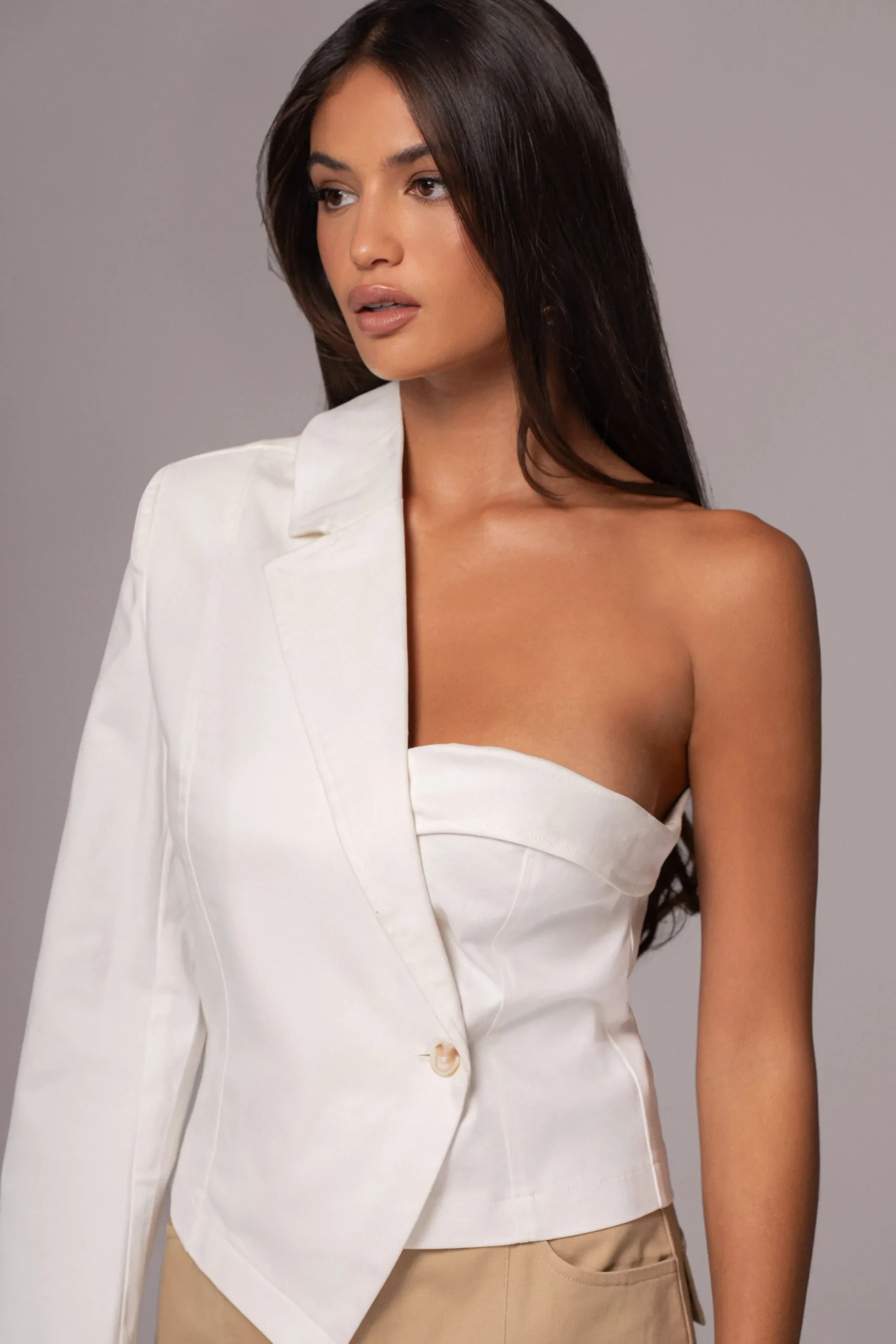 ivory_amal_one_shoulder_t_6.webp JLUXLABEL Ivory Amal One Shoulder Top