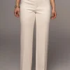 JLUXLABEL Ivory Arlette Trousers
