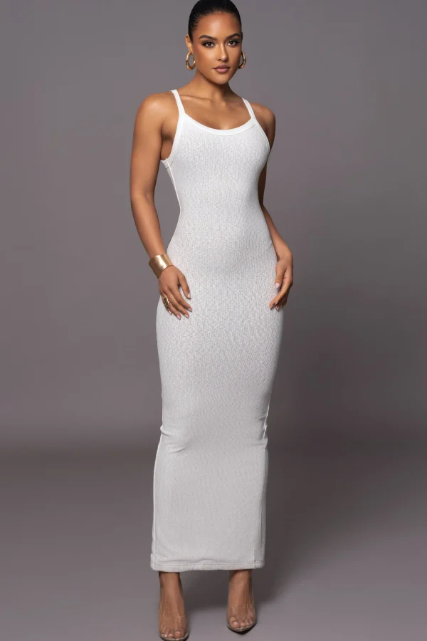 JLUXLABEL Ivory Back To You Maxi Dress