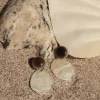 JLUXLABEL Ivory Brit Earrings