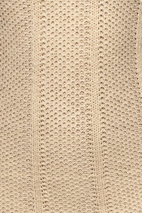 JLUXLABEL Ivory Cabana Views Crochet Dress