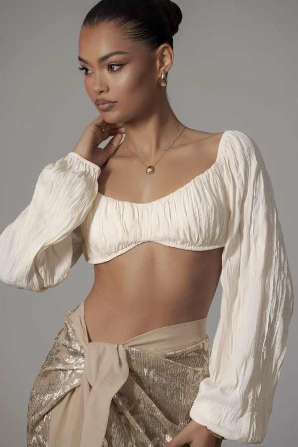 JLUXLABEL Ivory Carey Long Sleeve Top