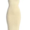 JLUXLABEL Ivory Daria Sweater Knit Dress