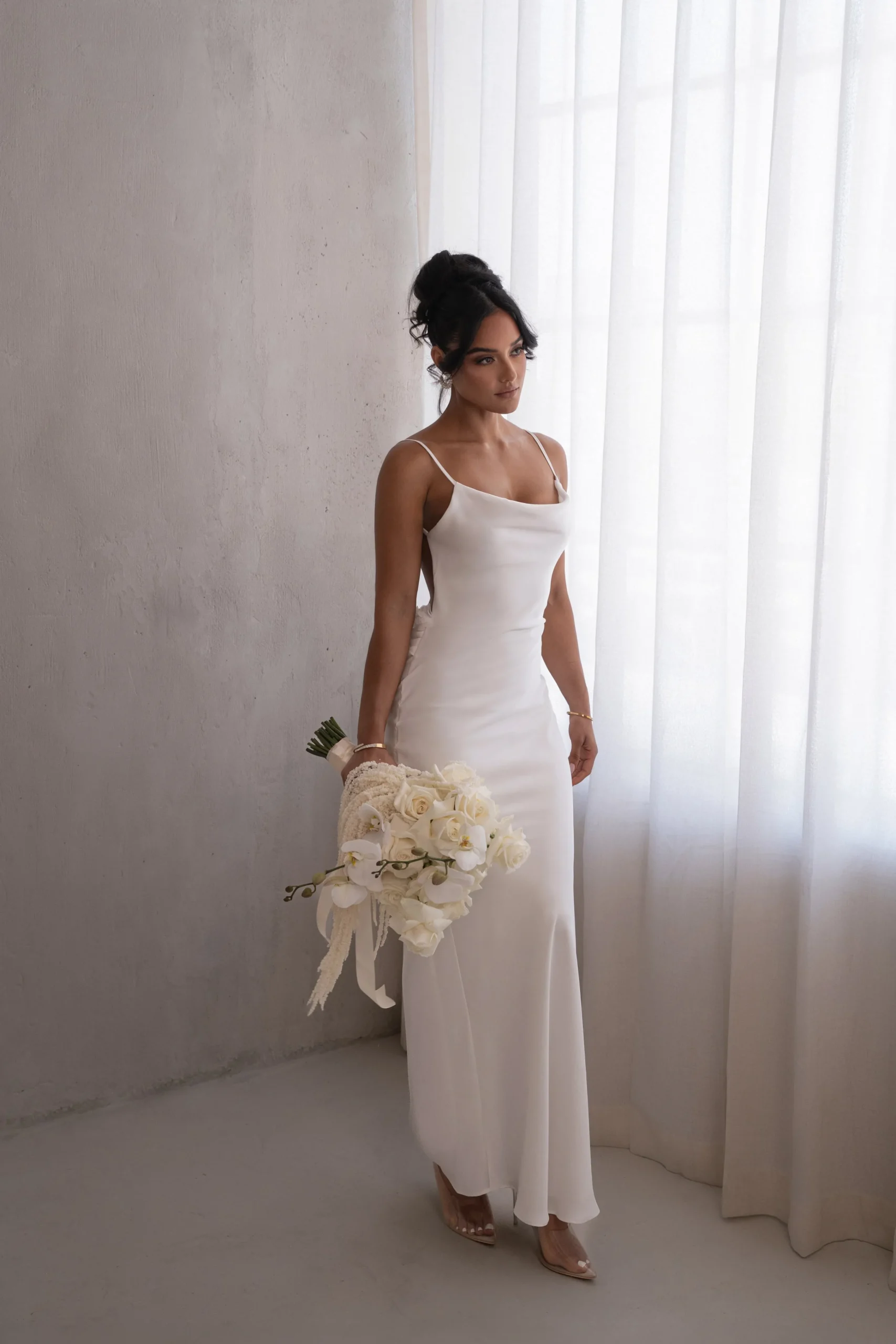 ivory_down_the_aisle_sati_5.webp JLUXLABEL Ivory Down The Aisle Satin Gown