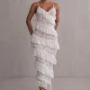 JLUXLABEL Ivory Feeling Of Forever Ruffle Dress