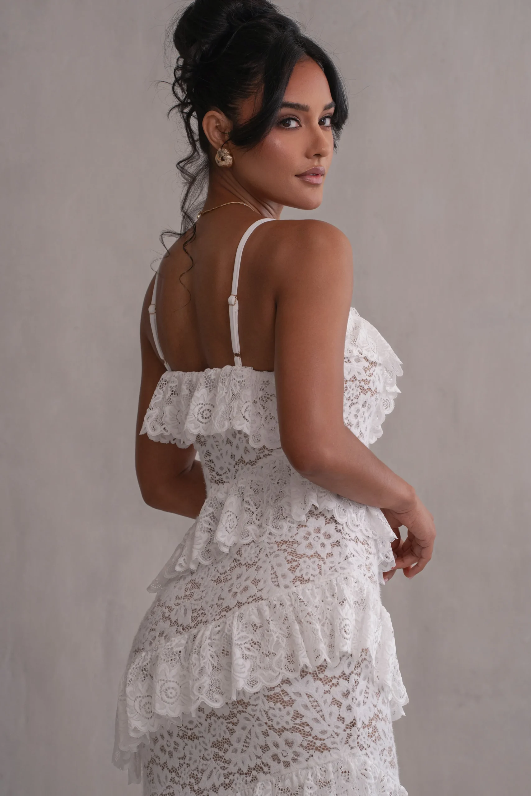 ivory_feeling_of_forever__1.webp JLUXLABEL Ivory Feeling Of Forever Ruffle Dress