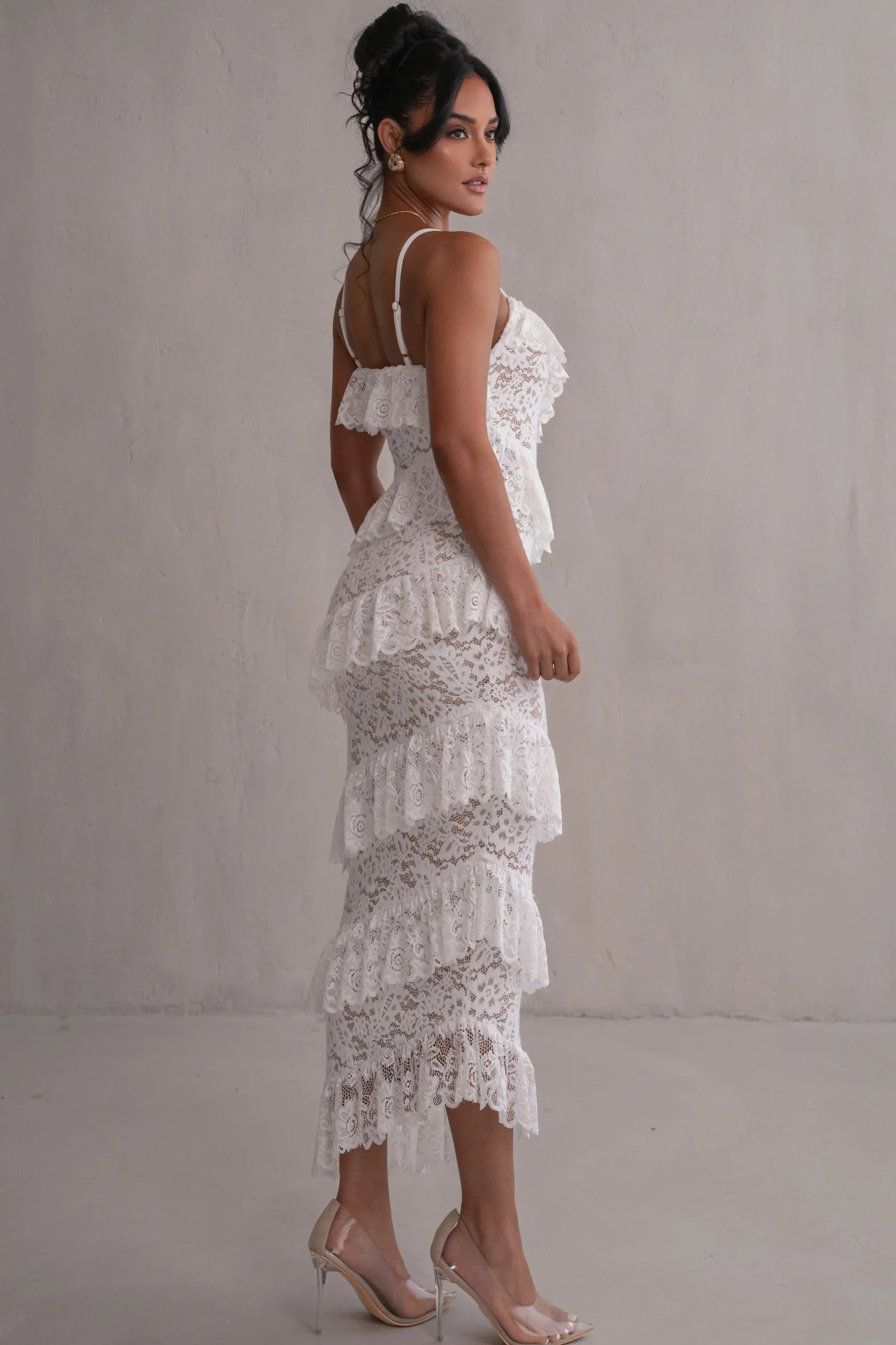 ivory_feeling_of_forever__9.webp JLUXLABEL Ivory Feeling Of Forever Ruffle Dress