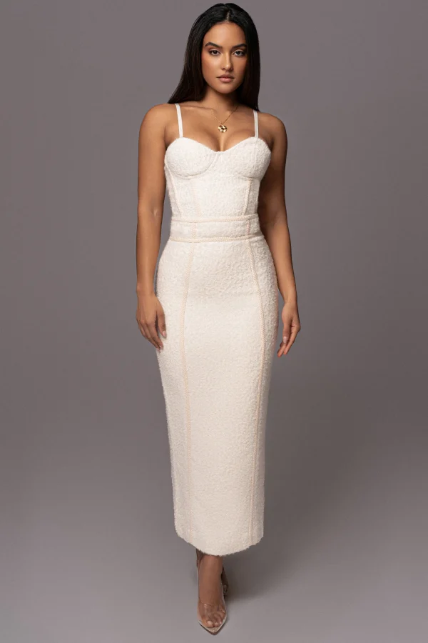 JLUXLABEL Ivory Jozie Bustier Top