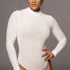 JLUXLABEL Ivory Kimber High Neck Bodysuit