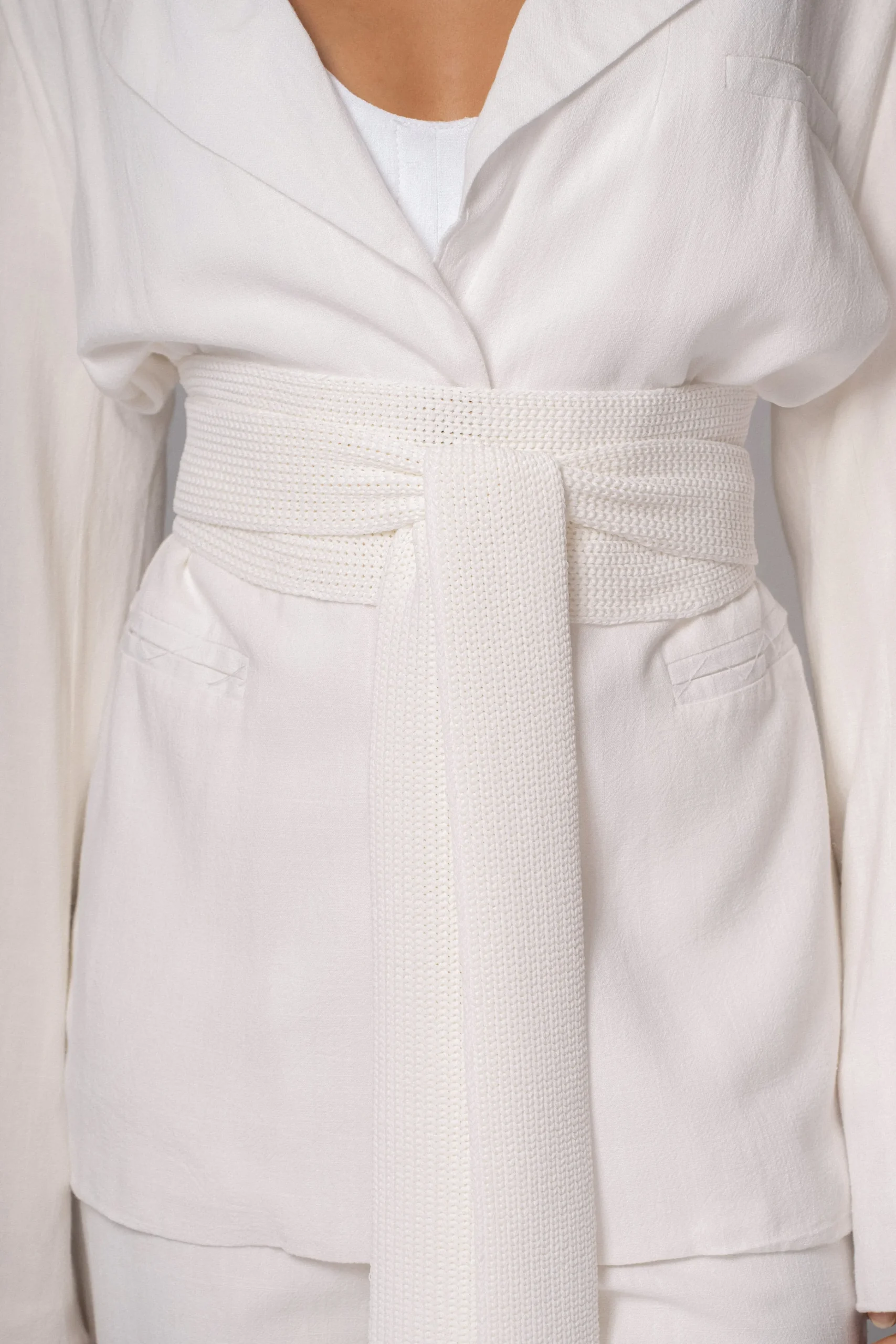 ivory_lagos_knit_belt_4.webp JLUXLABEL Ivory Lagos Knit Belt