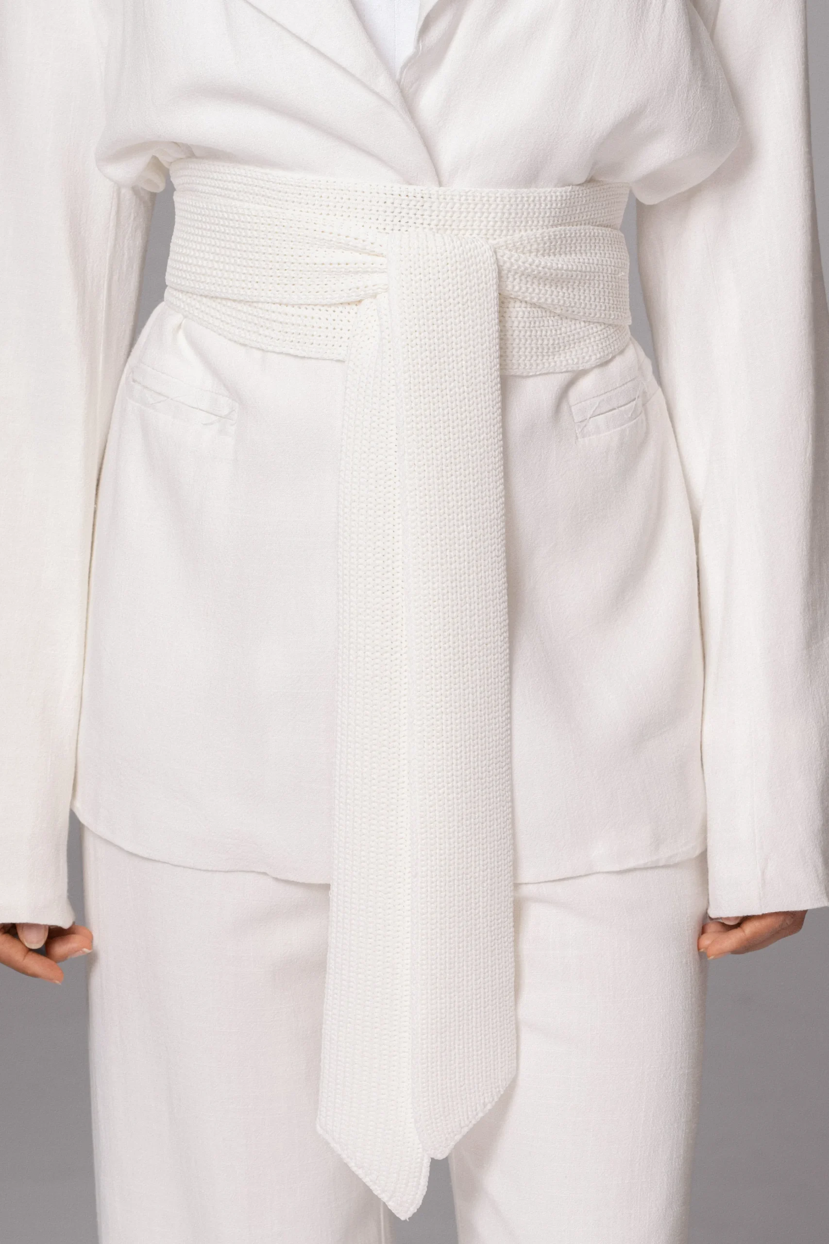 ivory_lagos_knit_belt_5.webp JLUXLABEL Ivory Lagos Knit Belt