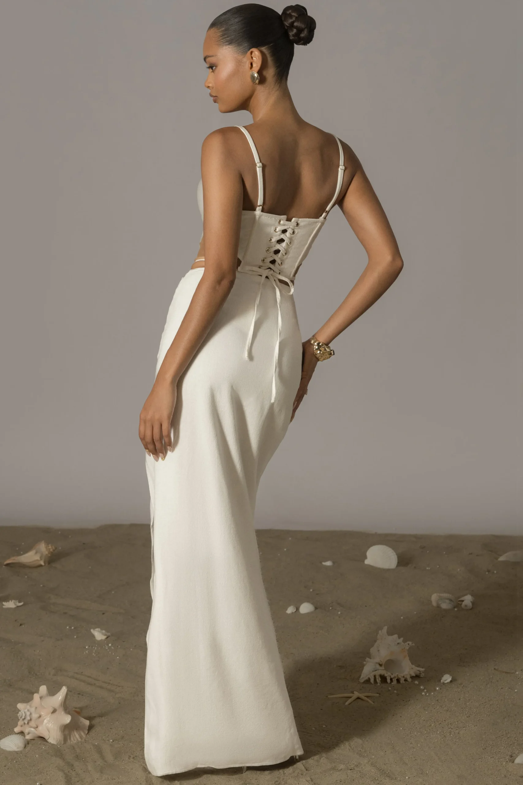ivory_las_olas_linen_skir_10.webp JLUXLABEL Ivory Las Olas Linen Skirt