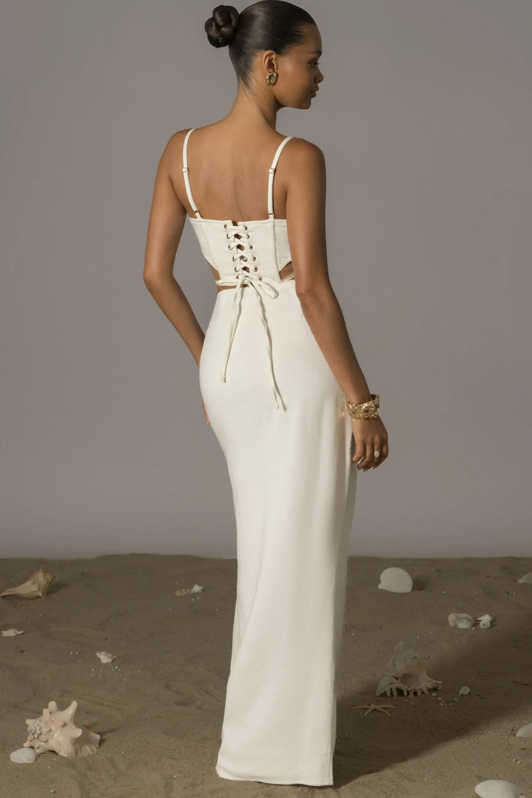 ivory_las_olas_linen_skir_7.webp JLUXLABEL Ivory Las Olas Linen Skirt