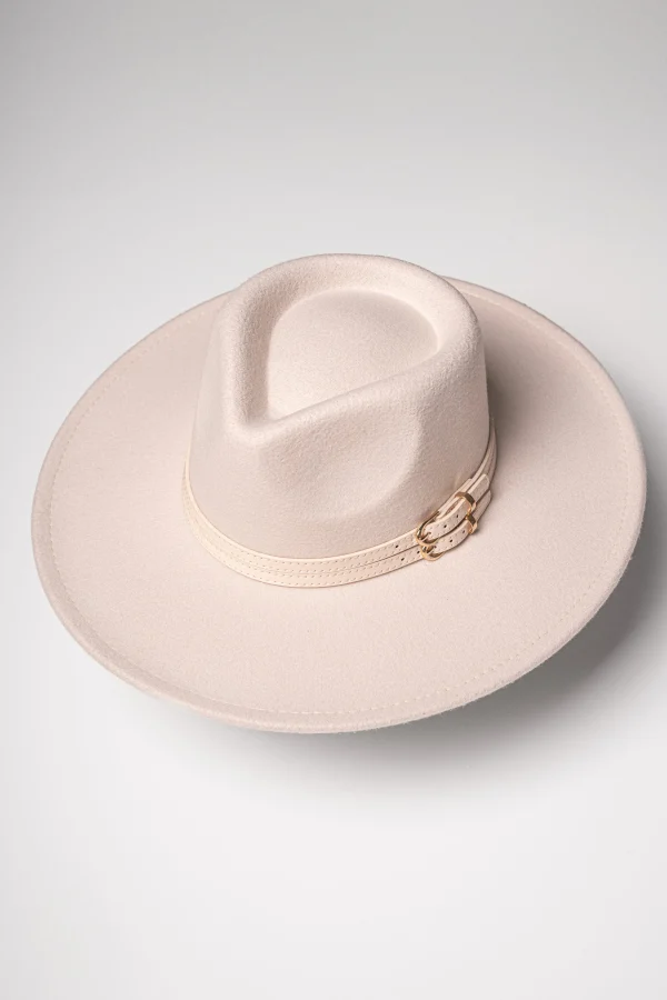JLUXLABEL Ivory Maryana Rancher Hat